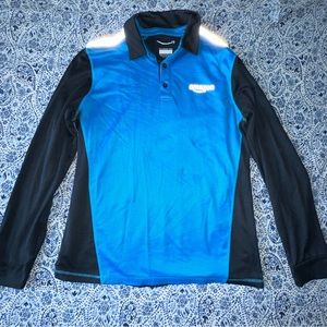 Amazon Blue Reflective Long Sleeve Polo Delivery Driver